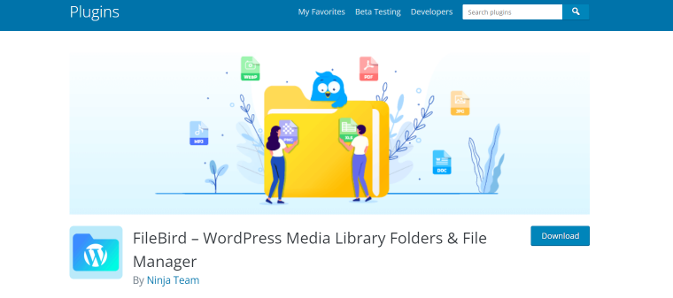 filebird wordpress media mangement plugin