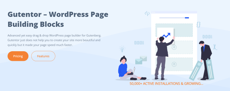 Gutentor WordPress Page Building Blocks