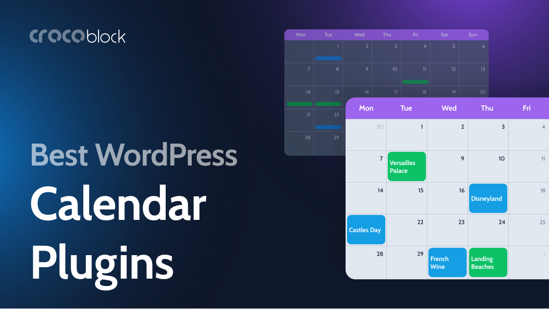 5 Useful WordPress Calendar Plugins Compared