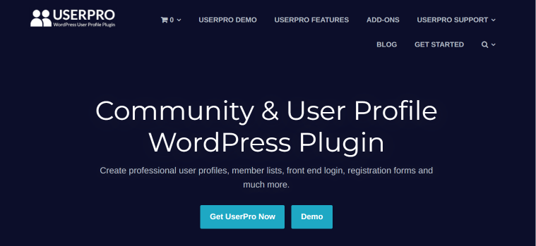 userpro wp plugin