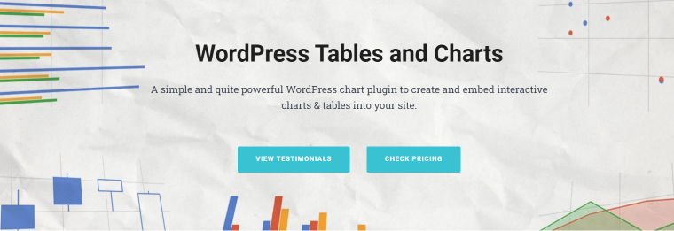 Visualizer tables and charts plugin