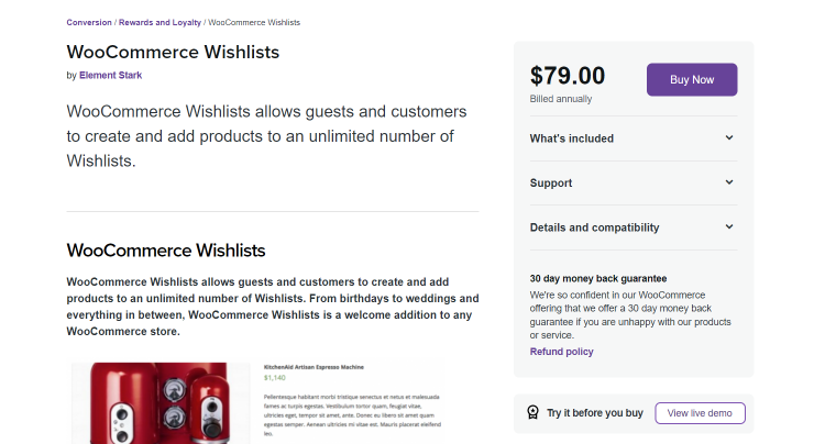 woocommerce wishlist wordpress plugin for ecommerce