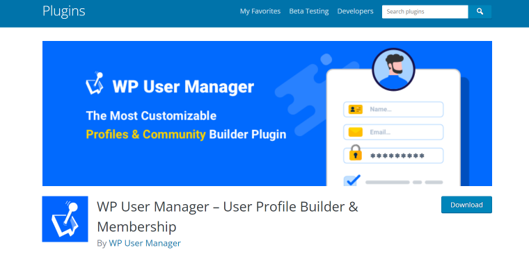 User Profile & Membership WordPress Plugin