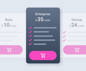 grid layout for pricing table