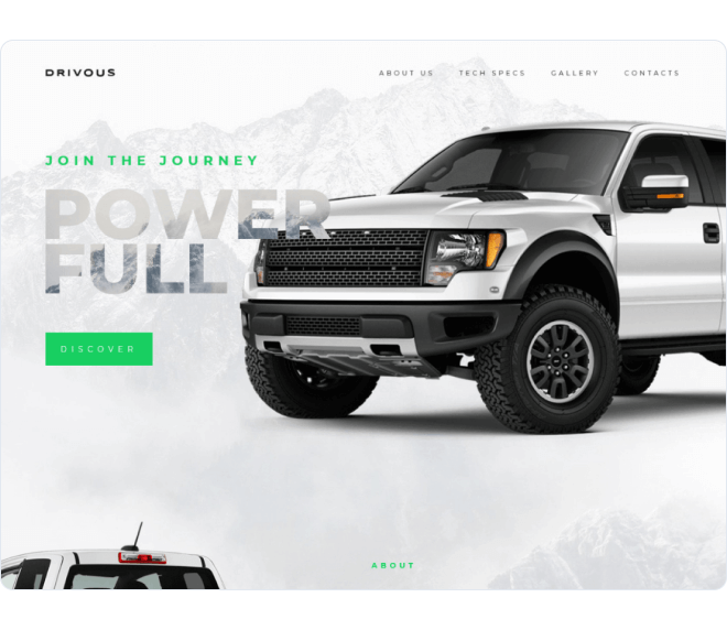 Drivous — luxury cars Elementor template
