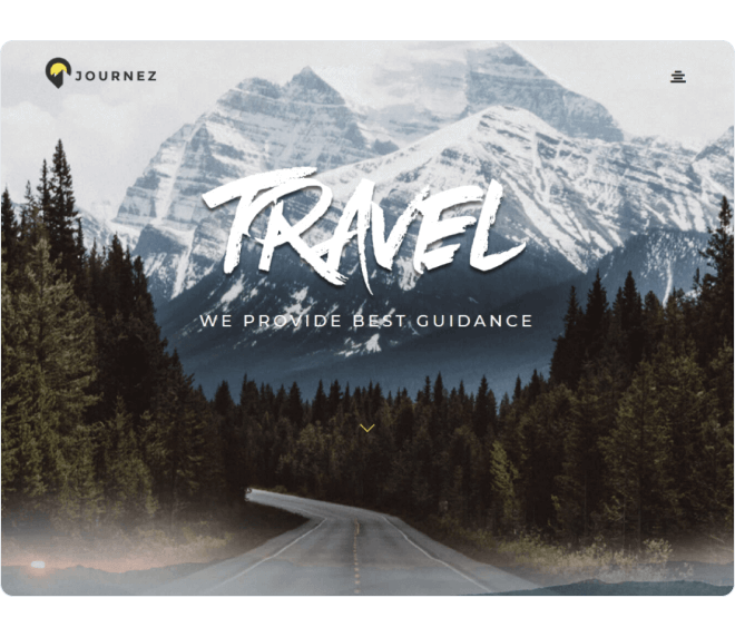 Journez — traveling agency Elementor template