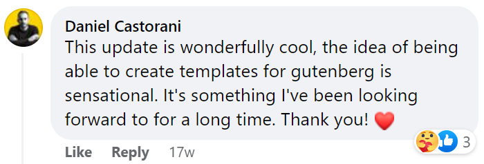 client feedback on the new theme builder feature