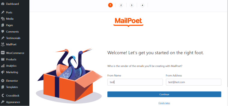MailPoet website