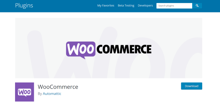 woocommerce wordpress plugin