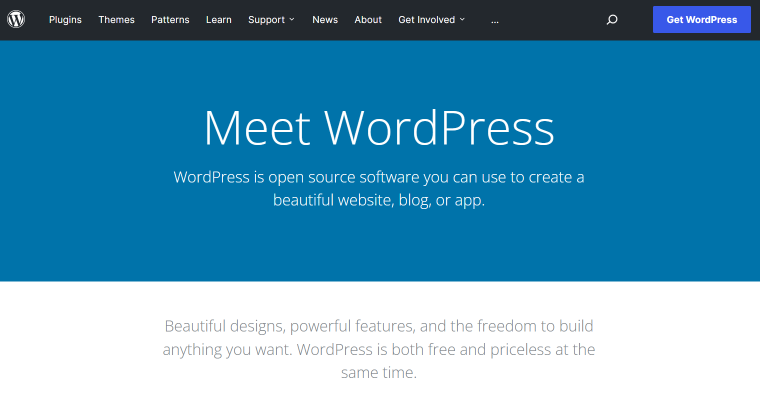 Wordpress cms