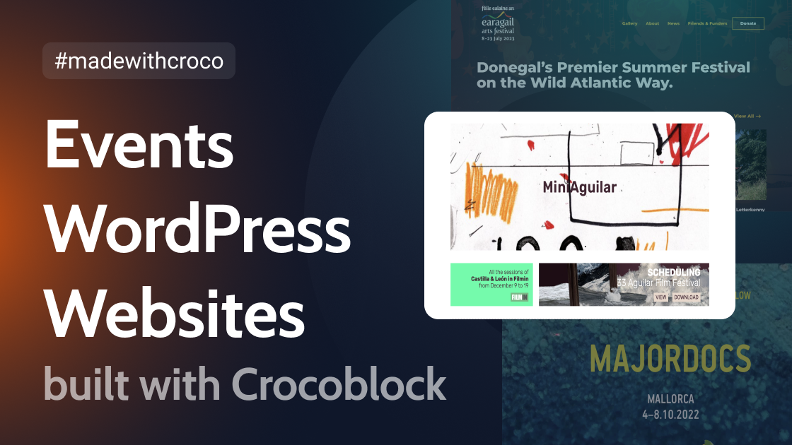 9 WordPress Event Websites Built with Crocoblock