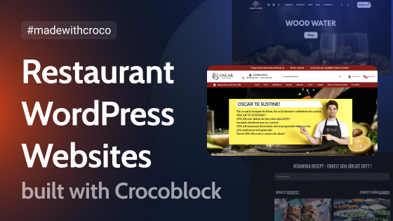 9 Best WordPress Restaurant and Food Websites Built with Crocoblock