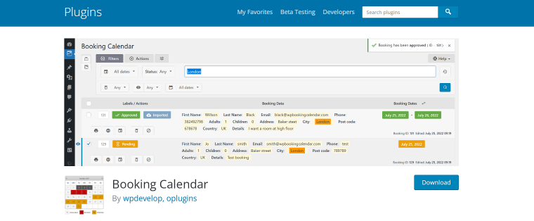 booking calendar timeline wordpress plugin