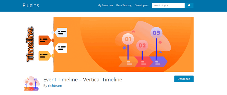 event timeline wordpress plugin