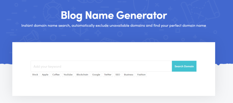 themeisle blog name generator