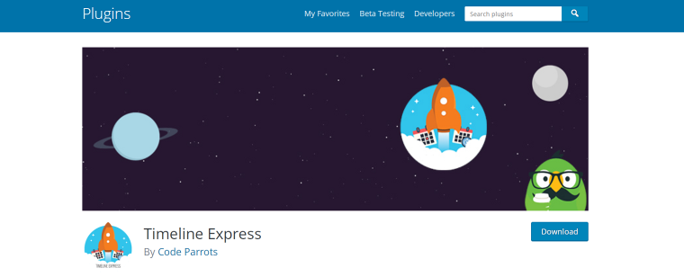 timeline express wordpress plugin