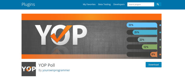 yop poll wordpress plugin