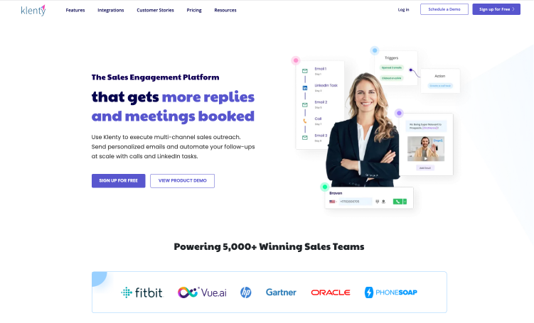 Klenty sales engagement platform discount