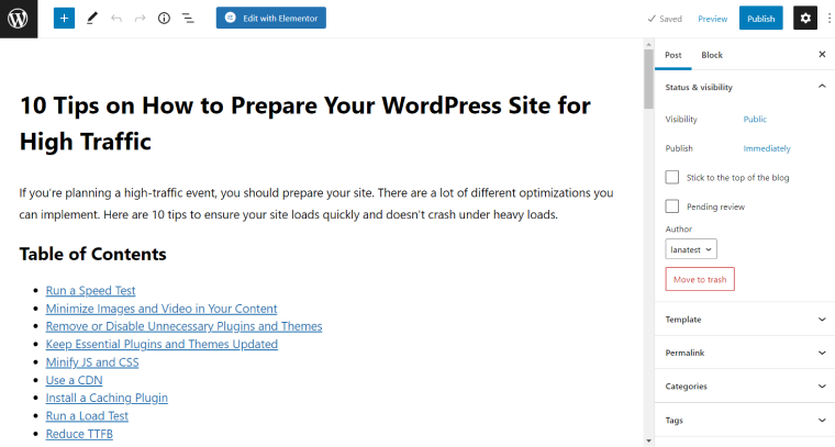 WordPress Block Editor - Latest Posts Block 