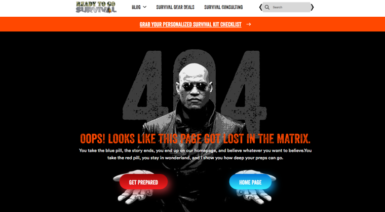 креатив 404 страница