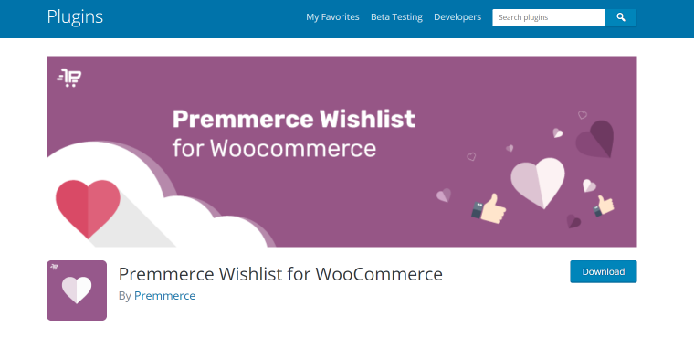 Premmerce Wishlist for WooCommerce homepage