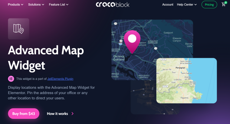 Advanced Map Widget homepage
