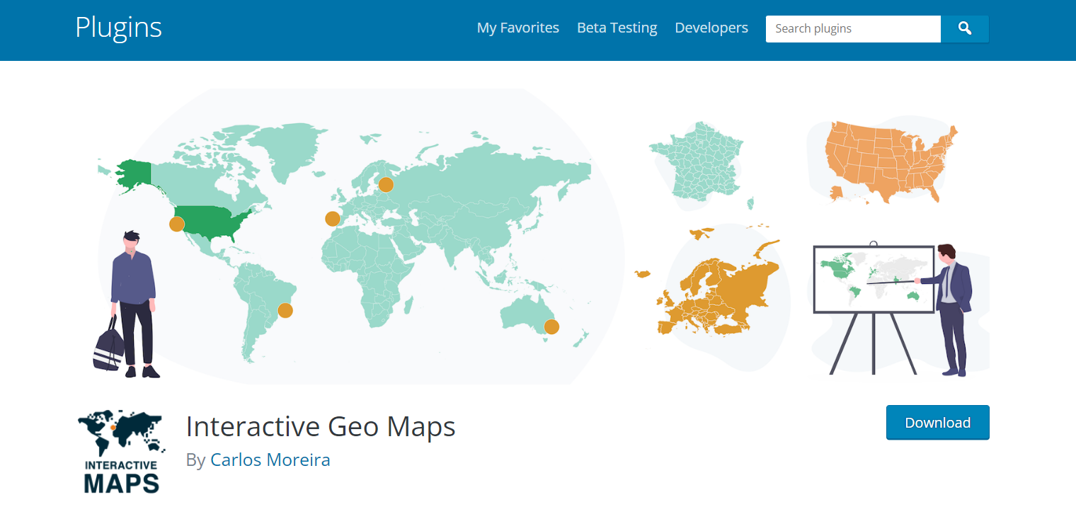 9 Best WordPress Map Plugins Compared 2023 Crocoblock   Interactive Geo Maps 