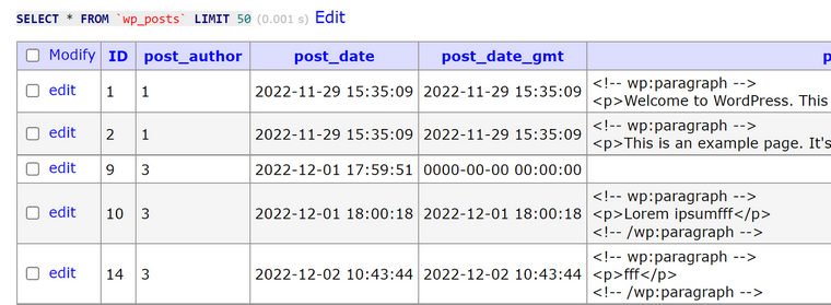 Database foreign key