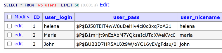 Database primary key