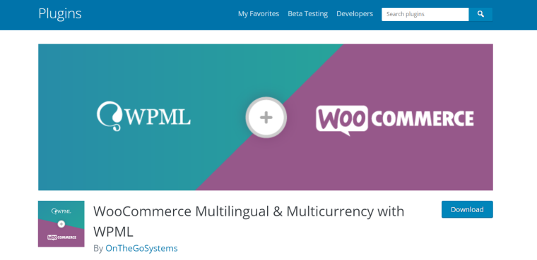Многоязычный и мультивалютный WooCommerce с домашней страницей WPML