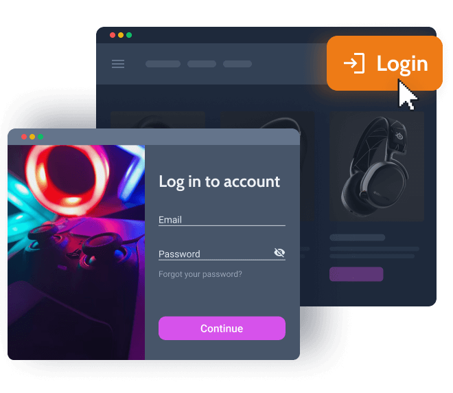 jetblocks login form widget