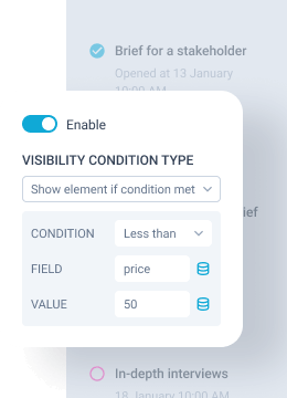 gutenberg editor dynamic visibility conditions
