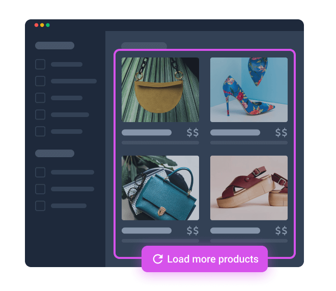 products loop widget
