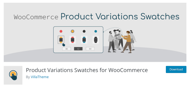 Product variation swatches plugin