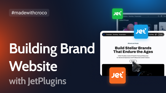 Creating Web Design Agency Brand Website with JetPlugins