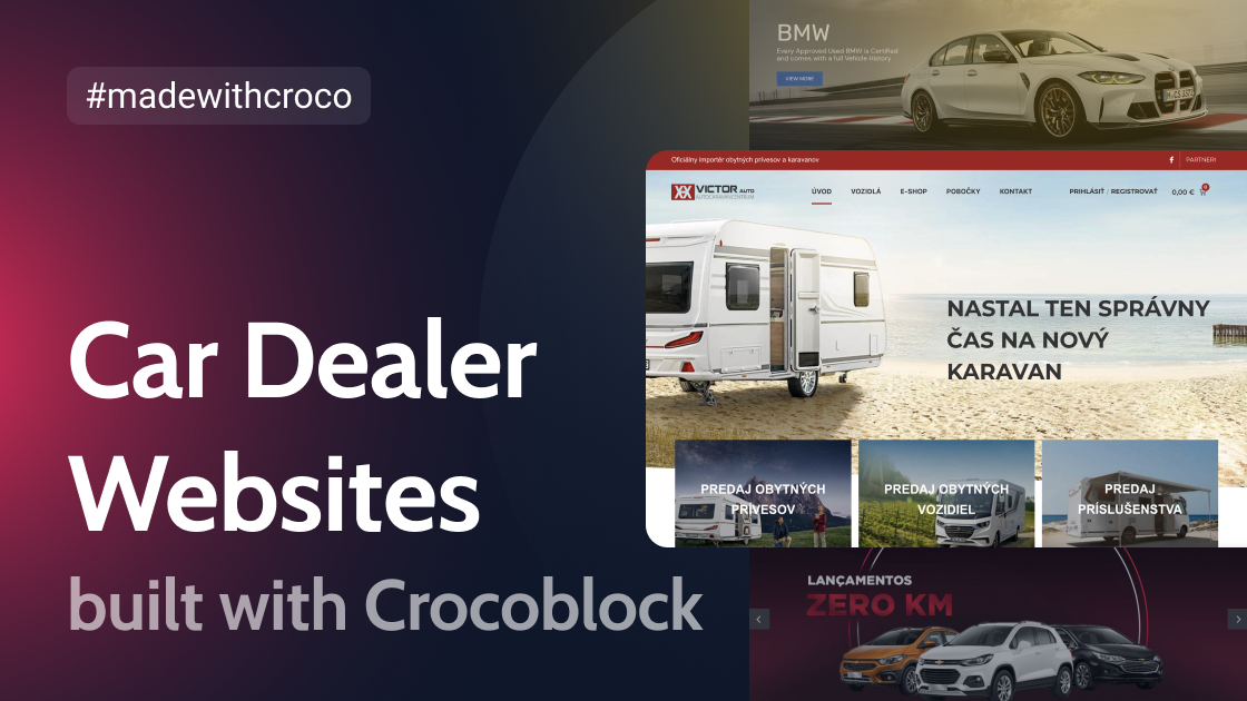 6 Best Car Dealer Marketplace Websites Built with Crocoblock