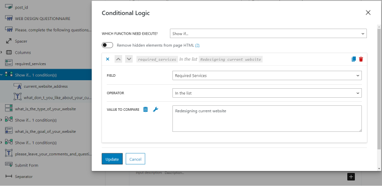 jetformbuilder conditional logic