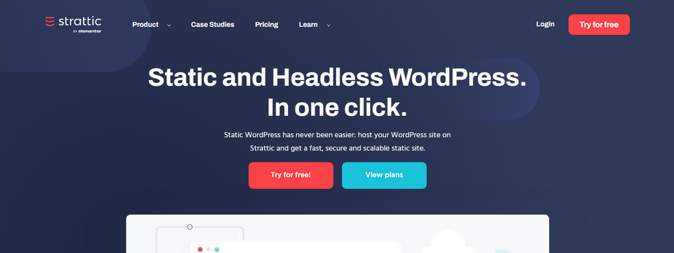 Strattic headless WordPress