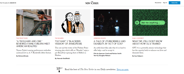 the new yorker fonts
