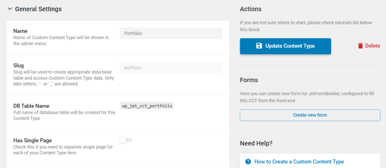 CCT Crocoblock separate database