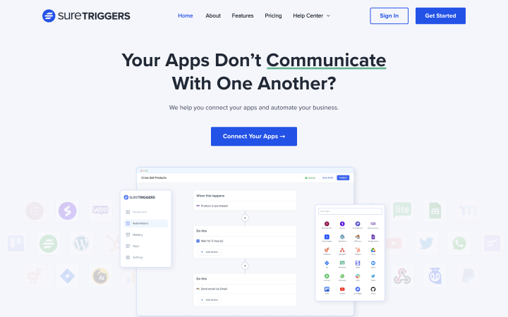 Suretriggers plugin homepage