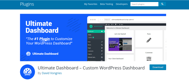 ultimate dashboard white label wordpress plugin