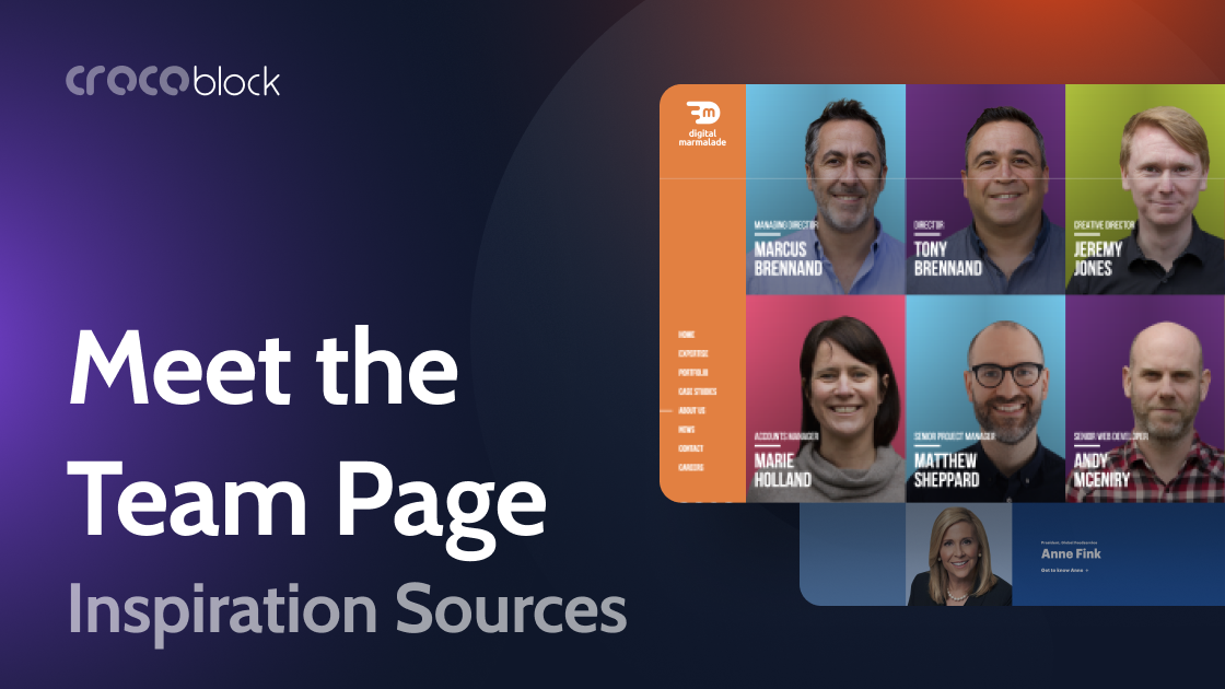 25 Best Meet the Team Pages for Your Inspiration - Weblium Blog