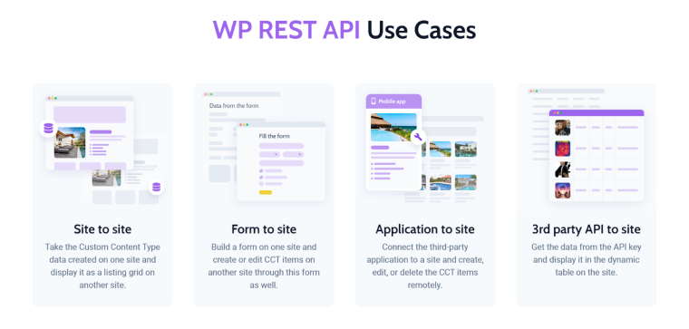 WordPress REST API plugin use cases