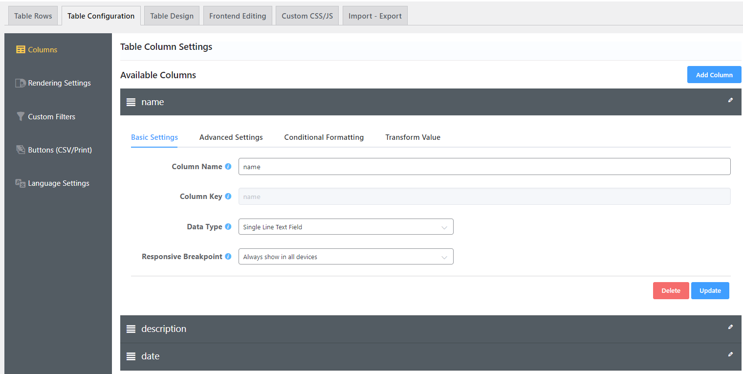 Table Plugin Comparison: Ninja Tables vs. JetEngine Tables Builder ...