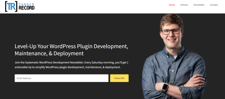 systematic wordpress development newsletter by Tanner Record