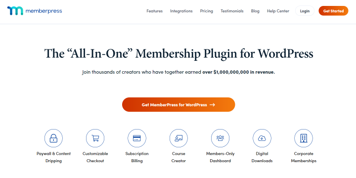 MemberPress plugin website