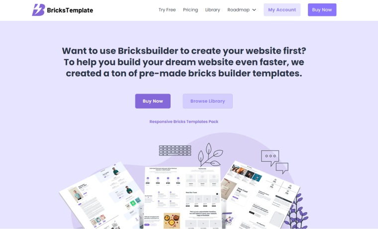 Bricks free templates