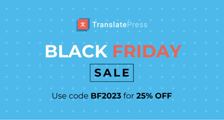 translatepress black friday deals