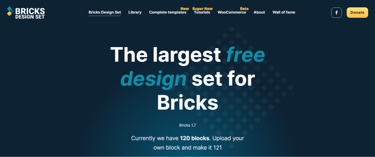 Bricks free templates